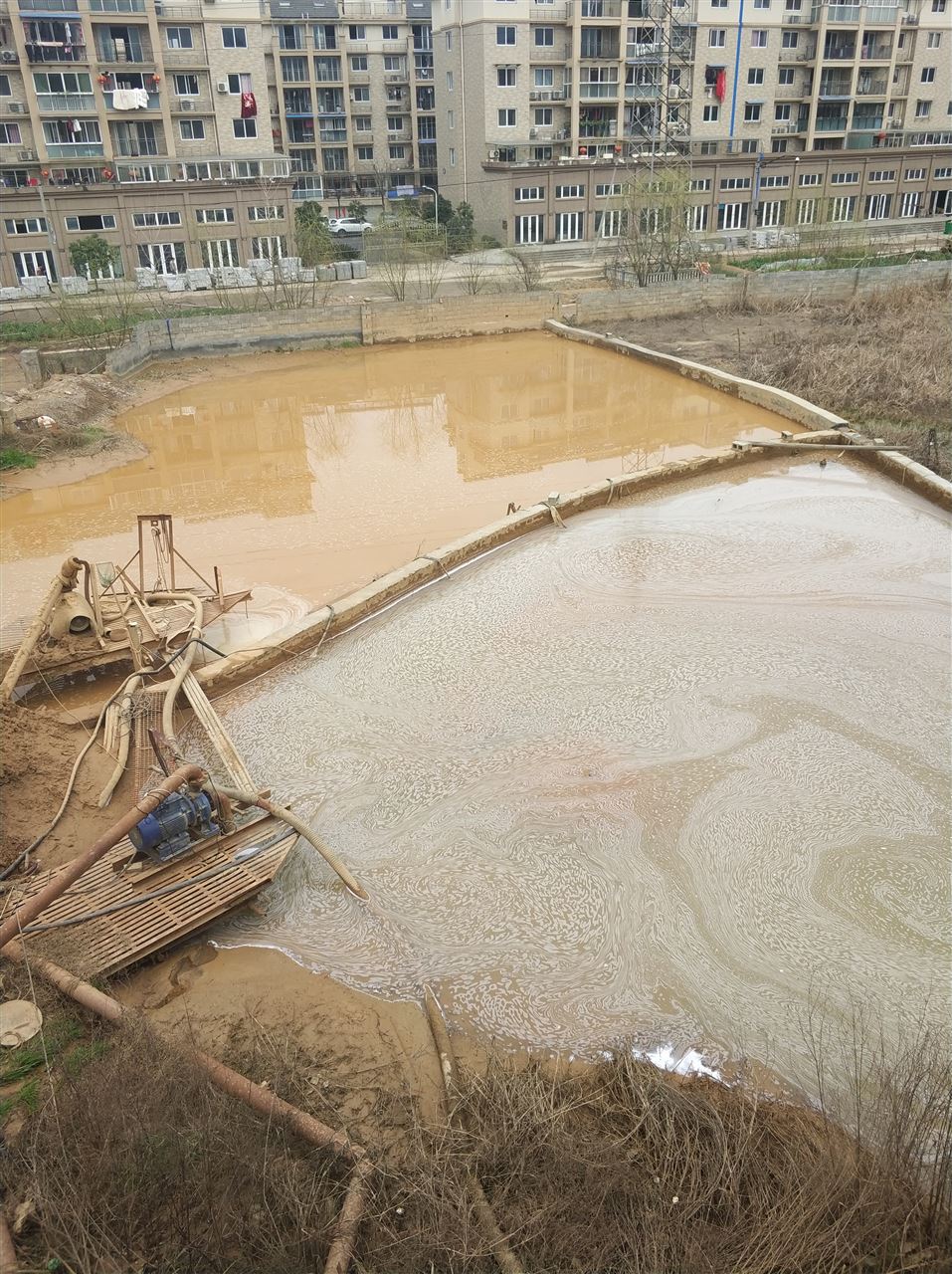 故城沉淀池淤泥清理-厂区废水池淤泥清淤